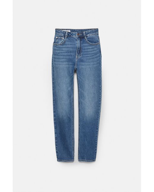 Pull&Bear Slim Jeans Comfort in het Blue
