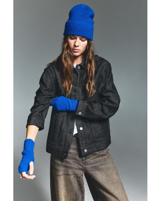 Pull&Bear Blue Knit Beanie