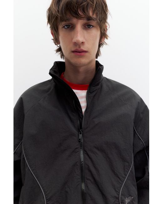 Pull&Bear Gray Stwd Sports Jacket for men