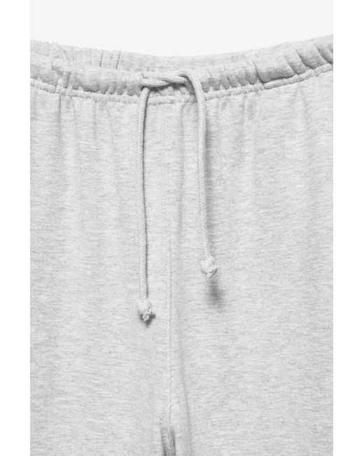Pull&Bear Joggingbroek Met Elastische Zoom in het Gray