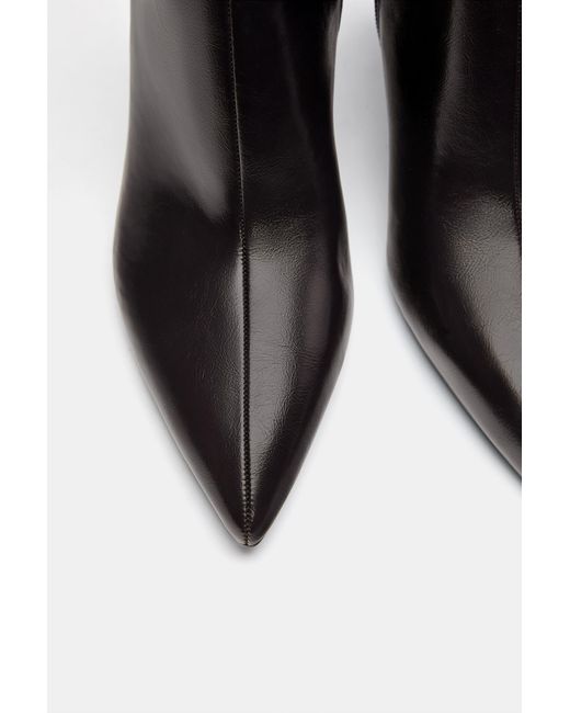 Pull&Bear Black Stiefeletten Mit Feinem Absatz
