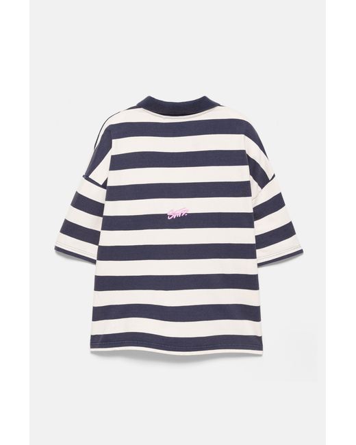 Polo Boxy Rayures Pull&Bear pour homme en coloris Blue