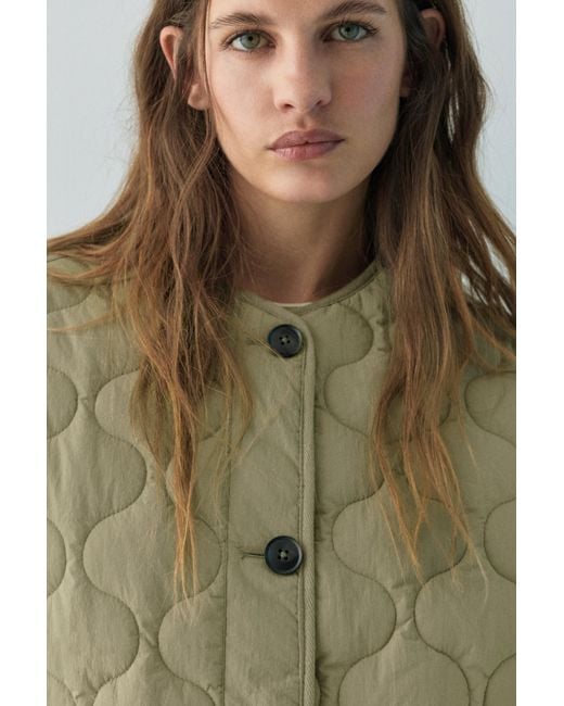Pull&Bear Green Lightweight Padded Jacket