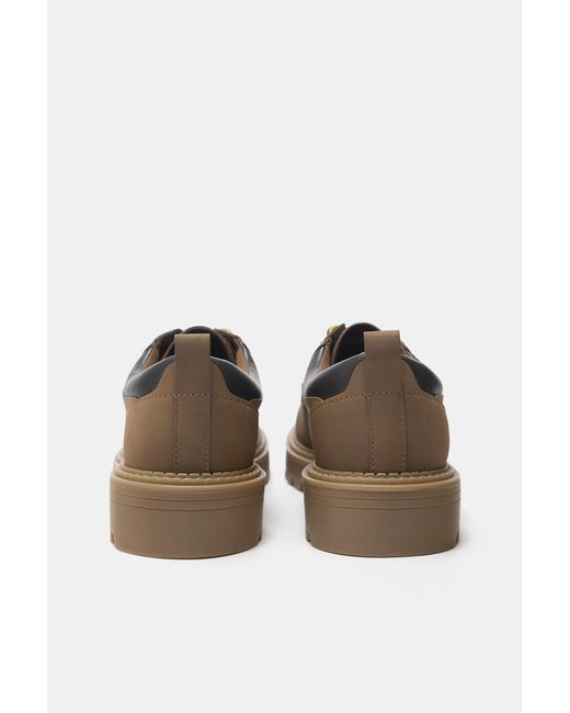 Pull&Bear Stwd Bootsschuhe in Brown für Herren