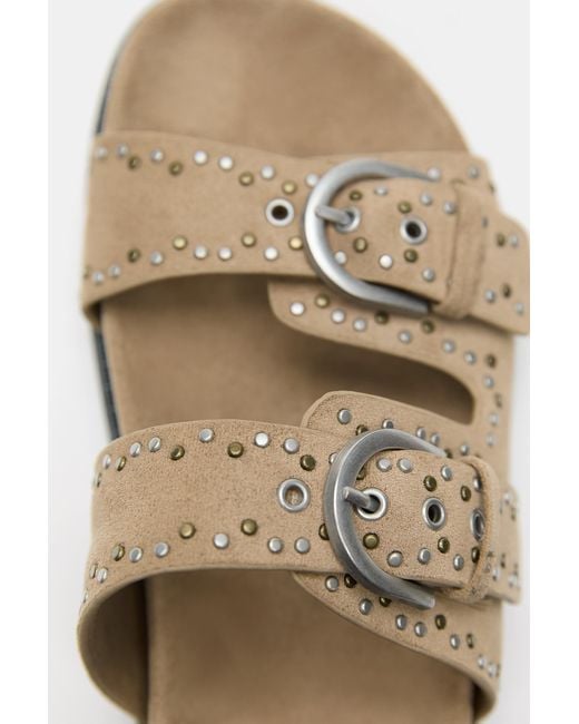 Sandales Boucles Clous Pull&Bear en coloris Blue