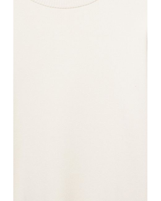 Pull&Bear White Soft Knit Jumper for men