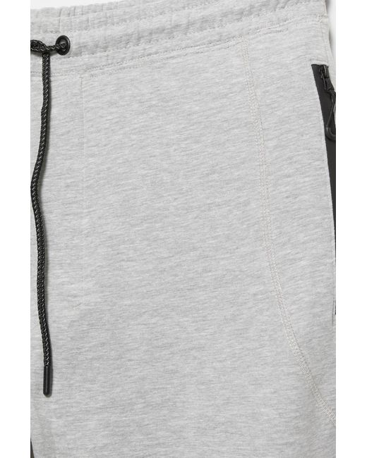 Pull&Bear Interlock Joggingbroek in het White voor heren