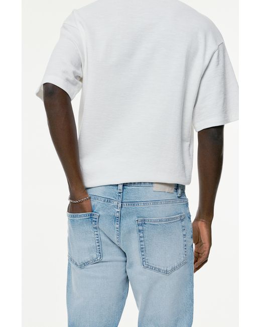 Pull&Bear Slim Jeans in het Blue voor heren