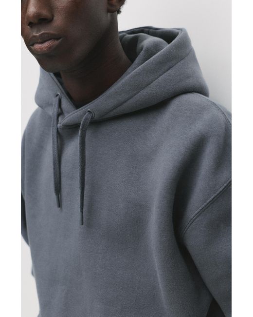 Pull&Bear Basic Hoodie in het Gray voor heren
