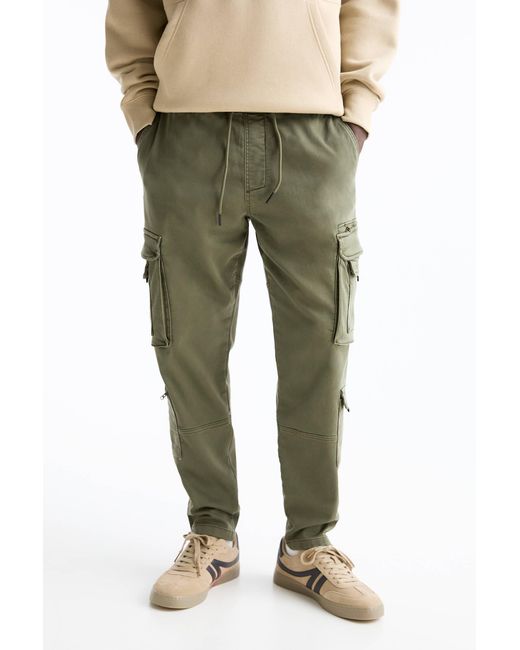 Pull&Bear Cargo-Jogginghose in Natural für Herren