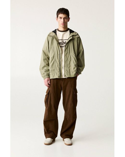 Pull&Bear Regenjacke Mit Kapuze in Green für Herren