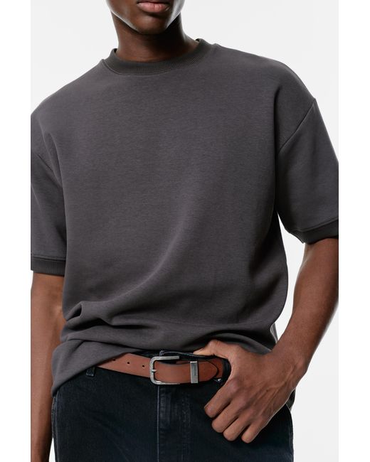 Pull&Bear Brown Leather Effect Belt for men