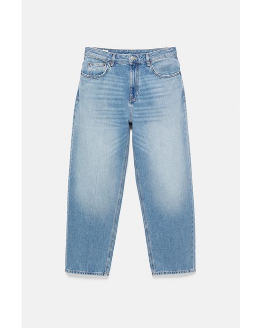 Pull&Bear Baggy Relaxed Jeans in het Blue voor heren