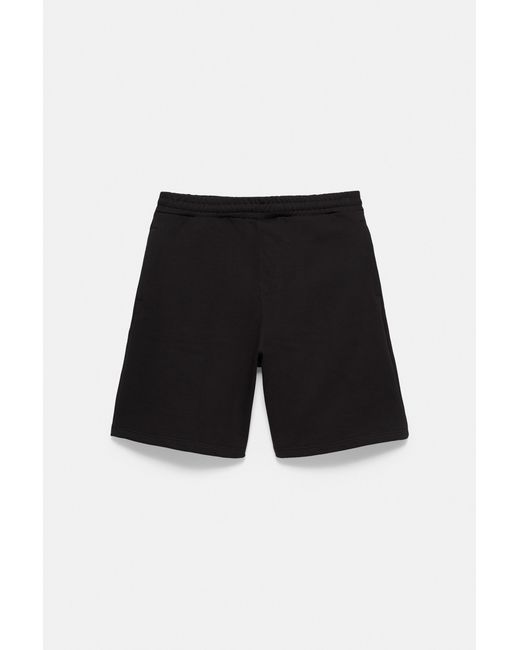 Pull&Bear Black Pleasures X Stwd Bermuda Sweat Shorts for men