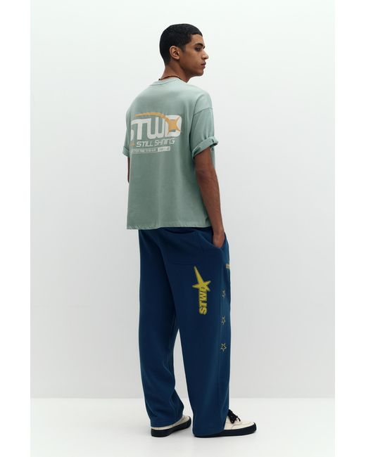Pull&Bear Green Stwd Stars T-Shirt for men