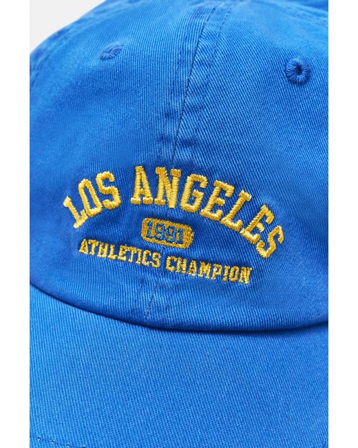 Pull&Bear Blue Los Angeles Cap