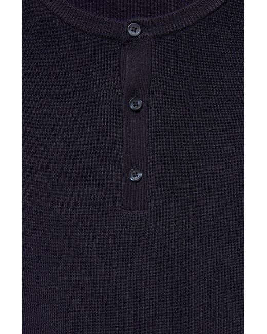 Pull Col Henley Pull&Bear pour homme en coloris Blue