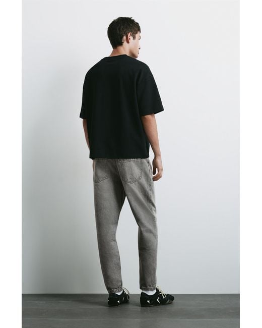 Pull&Bear Black Standard Jeans for men