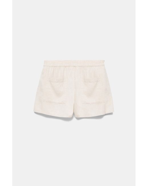 Pull&Bear Short Van Linnenmix in het Gray