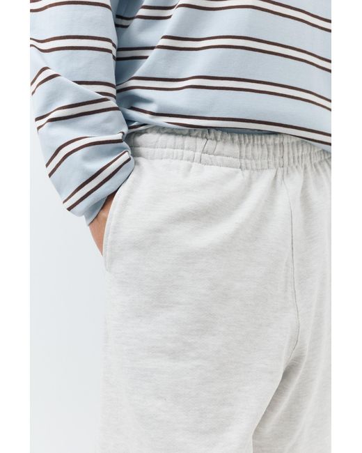 Pull&Bear Skater Joggingbermuda Met Wijde Pijpen in het Blue voor heren