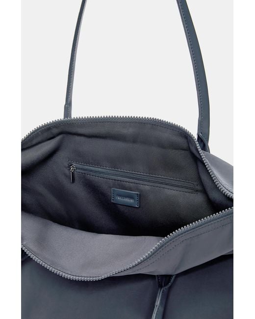 Pull&Bear Blue Shopper Nylon Mit Schmuckdetail