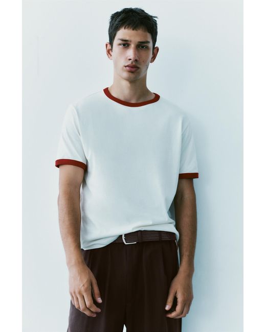 Pull&Bear Black Braided Belt for men