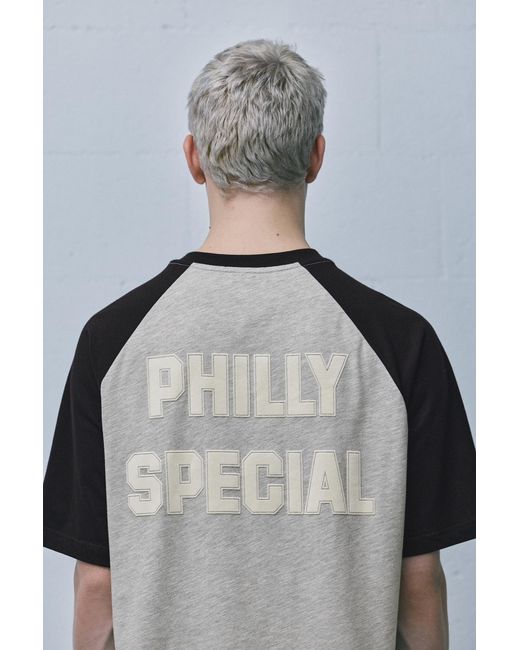 Pull&Bear Gray Nfl Philadelphia Eagles T-Shirt for men
