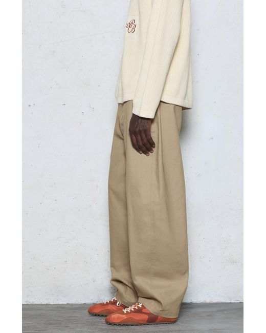 Pull&Bear Natural Barrel Trousers for men