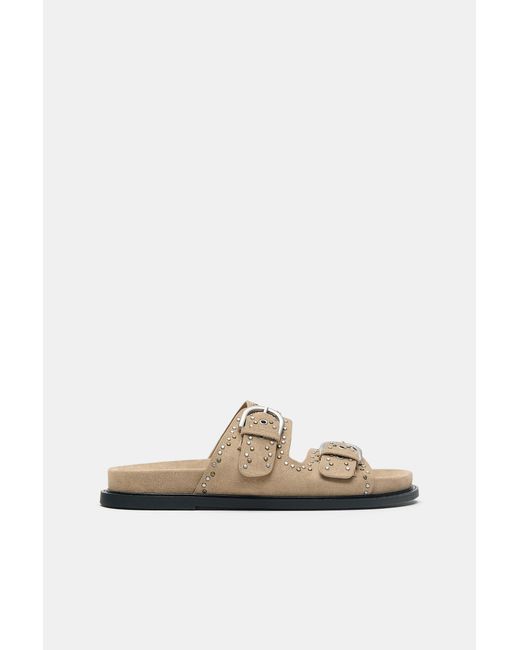 Sandales Boucles Clous Pull&Bear en coloris Blue