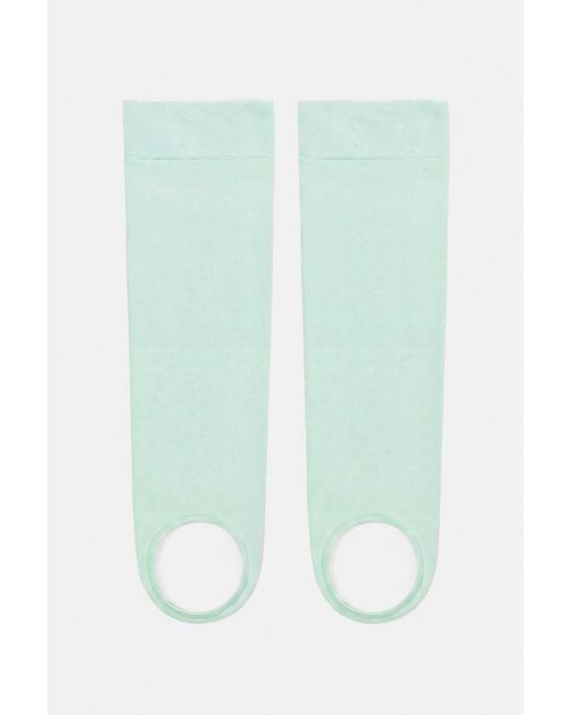 Pull&Bear Green Sports Socks