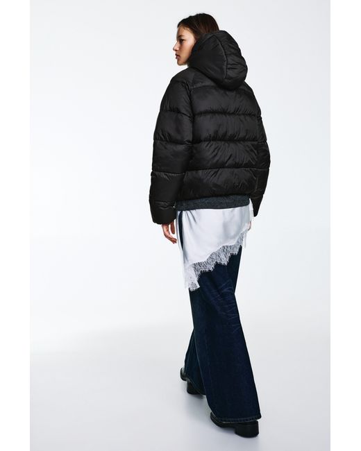 Pull&Bear Black Puffer Jacket