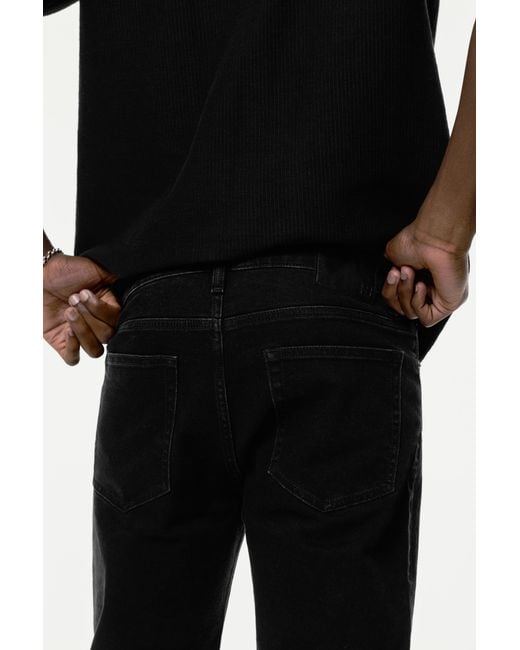 Pull&Bear Slim Jeans in het Black voor heren