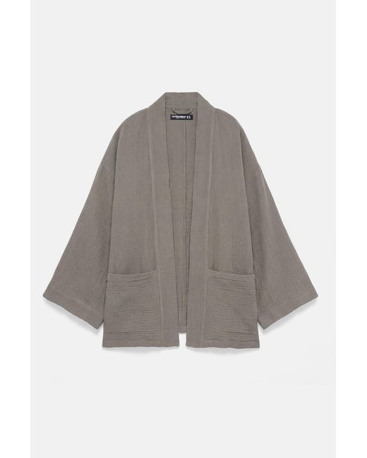 Pull&Bear Multicolor Crepe Kimono
