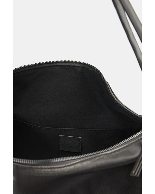Pull&Bear Black Stwd Tote Bag for men