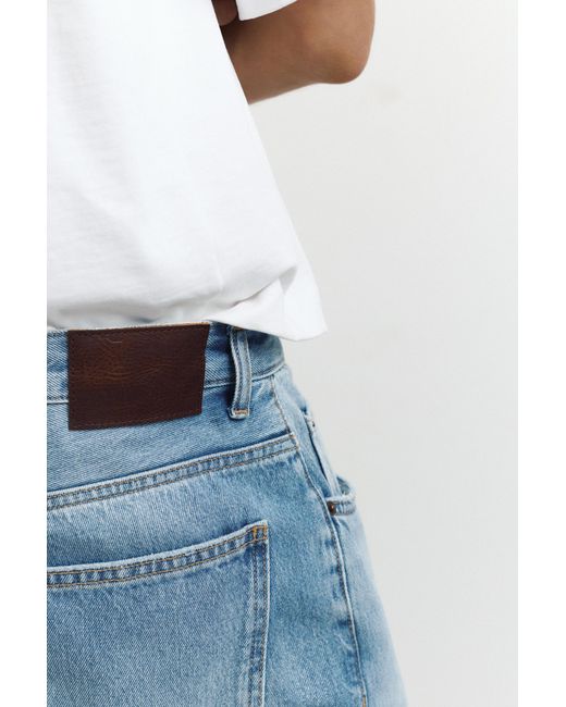 Pull&Bear Baggy Relaxed Jeans in het Blue voor heren