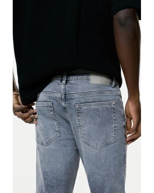 Pull&Bear Slim Jeans in het Black voor heren