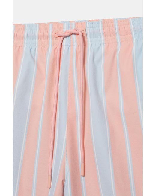 Pull&Bear Multicolor Striped Swimming Trunks for men