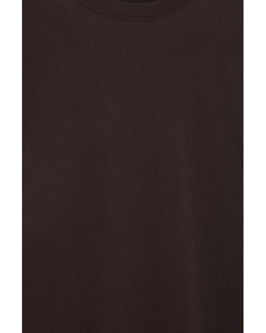 Pull&Bear T-Shirt Met Korte Mouw Van 100% Katoen in het Brown