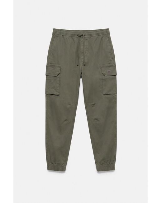Pull&Bear Cargo Joggingbroek in het Black voor heren
