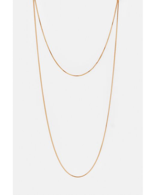 Pull&Bear White Double Necklace