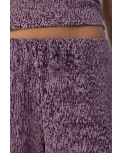 Pull&Bear Rechte Bambula Broek in het Purple