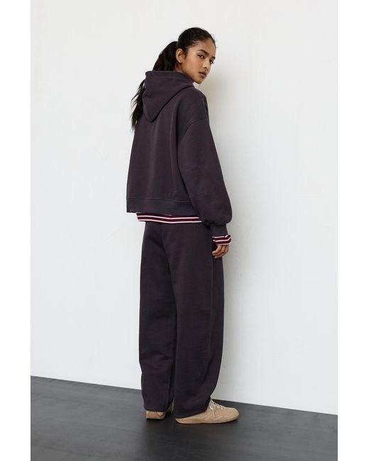 Pull&Bear Brown Balloon Fit Tracksuit Trousers