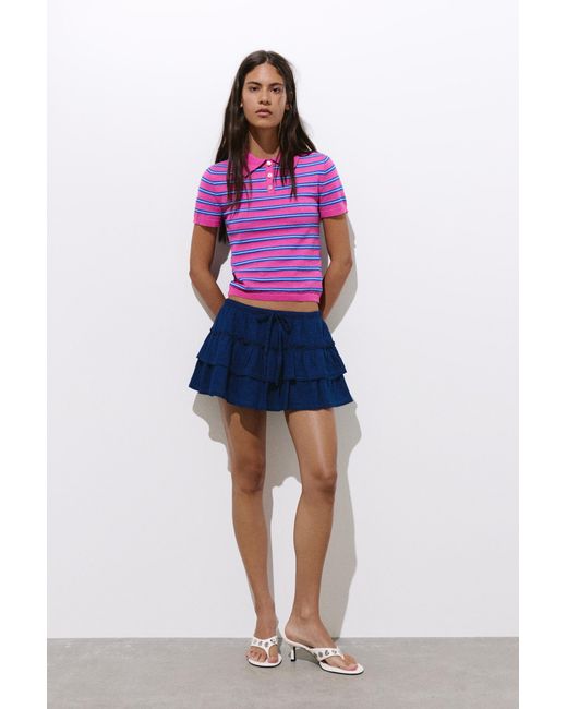 Polo di Pull&Bear in Purple