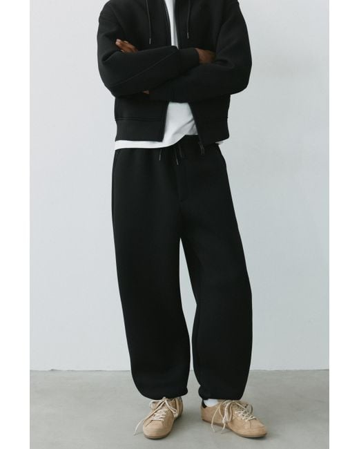Pull&Bear Gray Stwd Baggy Joggers for men