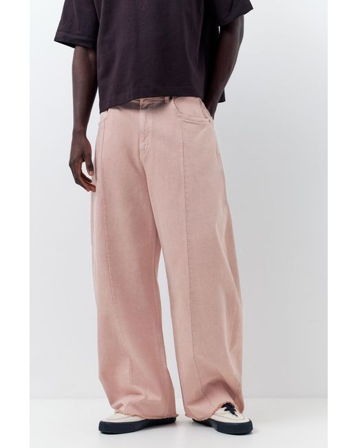 Pull&Bear Multicolor Barrel Jeans for men