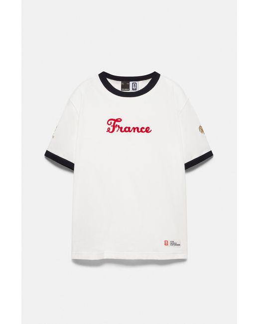 Pull&Bear Multicolor France Fifa World Cup 26 T-Shirt for men