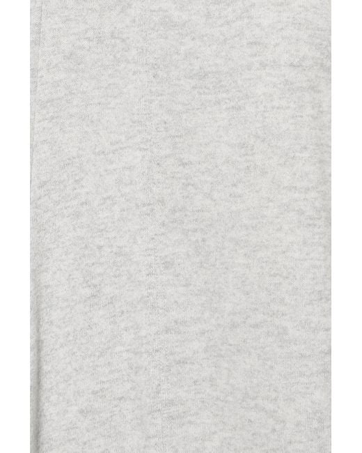 Pull&Bear White Wide-Leg Soft Touch Trousers