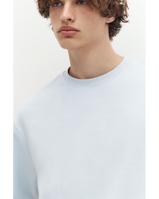 Pull&Bear Blue Boxy T-Shirt for men