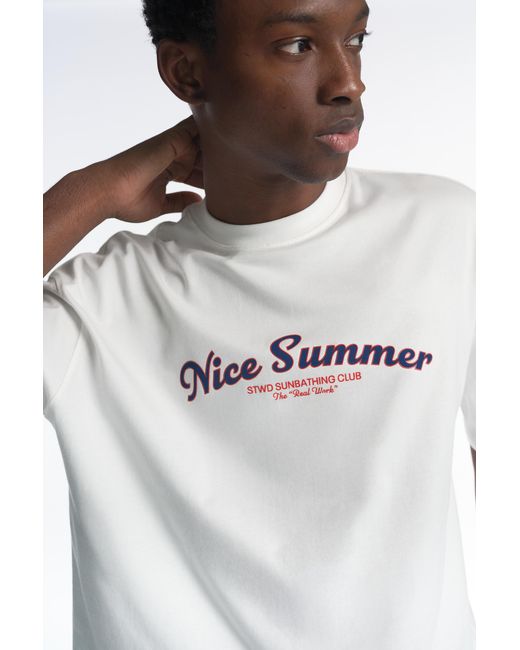 Pull&Bear Multicolor Stwd Nice Summer T-Shirt for men