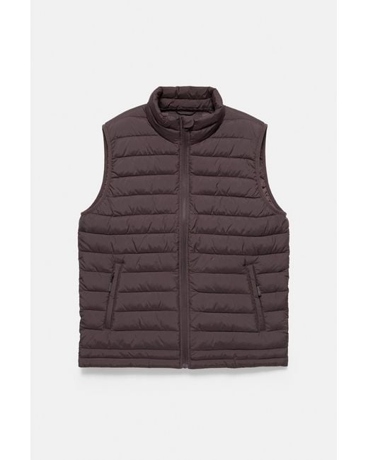 Pull&Bear Gewatteerd Gilet in het Black voor heren